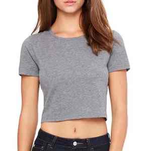 T-shirts courts en coton personnalisés, blanc uni, coupe ample, respirants, personnalisés pour femmes - Product Image 1