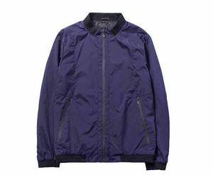 Chaqueta Cortavientos Informal Transpirable de Nailon y Poliéster Morado para Hombre, Talla Grande, Personalizada, Venta Caliente 2025 - Product Image 1