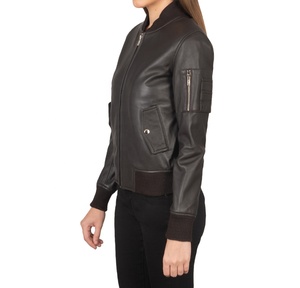 ขายส่งราคาที่ดีที่สุดคอลเลกชันล่าสุดสไตล์ใหม่ฤดูหนาวที่อบอุ่นหนา Sheepskin เสื้อแจ็คเก็ตหนังผู้หญิง - Product Image 3