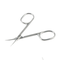 Poignées confortables outils de manucure et de pédicure ciseaux surface de coupe précise incurvée ciseaux à pointe pointue