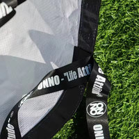 Sac tissé en PP Ouye avec poignées, laminé, imperméable, motif lettres, impression couleur personnalisée et design portable