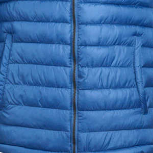 Venta al por mayor de ropa deportiva acolchada a prueba de viento chaqueta de invierno chaqueta de cuello alto Zip Up Color Block Down Jacket & Coats - Product Image 5