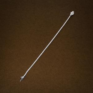 Pulsera de Tenis con Diamantes de Moissanita Incoloros de Corte Redondo de 2 mm para Regalo de Aniversario en Plata 925, Joyería con Incrustaciones a Bajo Precio - Product Image 2