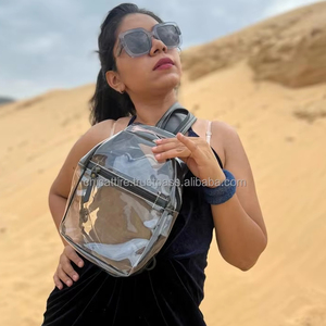 Nuevo Western Stylish Real Genuine Leather Clear Stadium Unisex Chest Utility Bag Bolso de pecho de cuero Premium de alta calidad - Product Image 2