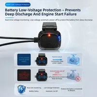 Kit de Detección por Radar de Microondas para Cámara de Coche, Monitoreo de Estacionamiento 24 Horas, Tipo C, Ángulo Universal para Camión, Coche, Furgoneta, Cargador de Coche