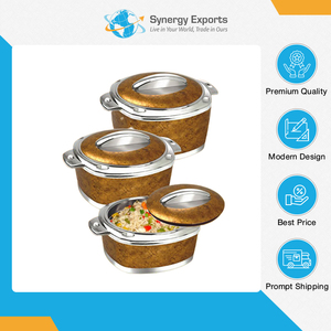 Gran Venta de utensilios de cocina de calidad excepcional, cazuelas de diseño de lujo, Juego de 3 uds con tapa de olla para compradores mayoristas - Product Image 2
