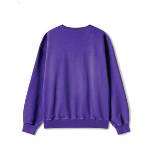 Sweat-shirts surdimensionnés pour hommes de haute qualité personnalisés, délavés à l'acide, effet décoloré par le soleil, 100% coton, sweat-shirts personnalisés tendance pour hommes - Product Image 2