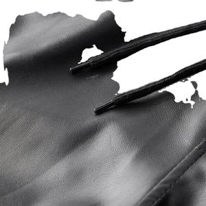 Wholesale OEM Service Men's Winter Casual Sweatpants-Eco-Friendly 100% Cotton Canvas Fleece Thickness <b>Elastic</b> Waist <b>Lace</b>-Up - Product Image 4