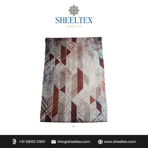 Tapis indien tissé à la main pour l'extérieur en coton imprimé Ensemble de tapis à prix économique fabriqué en Inde - Product Image 4