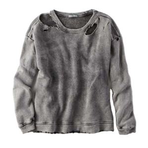 เสื้อสเวตเตอร์ถักกันหนาวแบบถักสำหรับผู้ชายเสื้อสเวตเตอร์แบบเปิดไหล่ไม่สะดุดระบายอากาศได้ดี - Product Image 2