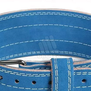 Ceinture de musculation en cuir véritable, ceinture de musculation robuste pour la musculation et le bodybuilding - Product Image 3