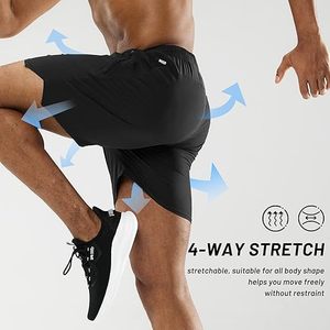Pantalones cortos de gimnasio para hombre de algodón al por mayor, pantalones cortos de gimnasio para hombre de nuevo estilo 2024, pantalones cortos transpirables para entrenamiento con logotipo personalizado para hombre - Product Image 2