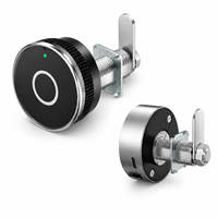 Serrure électronique sans clé à empreinte digitale pour armoire métallique ou en bois, batterie CR2450, fournisseur d'usine OEM, vente en gros
