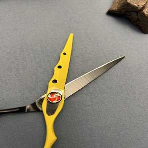 ใหม่กรรไกรตัดผมแบบ4CR กรรไกรตัดผมแบบฟันเลื่อยเลเซอร์ขนาดใหญ่สำหรับร้านเสริมสวยตัดผมมืออาชีพ - Product Image 2