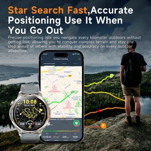Reloj inteligente deportivo Mk100, pantalla HD de 1,7 pulgadas, GPS Beidou, rastreador de actividad física al aire libre, monitor de ritmo cardíaco, resistente al agua para hombres y mujeres - Product Image 4