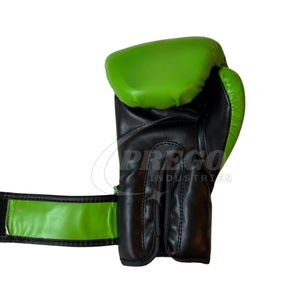 Guantes de Boxeo de Piel Sintética al por Mayor, Guantes Ligeros para Entrenamiento y Sparring, Ajustables con Cierre de Gancho y Bucle, Logotipo Personalizado OEM - Product Image 4