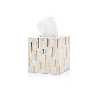 Caja de pañuelos con incrustaciones de hueso - Product Image 4