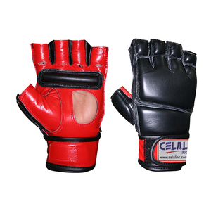 Guantes de boxeo, bolsa de boxeo, entrenamiento MMA, cuero negro - Product Image 3