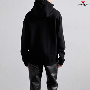 เสื้อฮู้ดผู้ชายประดับเพชรเทียม ราคาโรงงาน ผ้าฝ้าย 100% น้ำหนักเบาสำหรับฤดูหนาว รับสกรีนโลโก้ มีทุกขนาด - Product Image 4