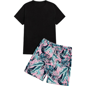 Colección 2026, Conjunto de Camiseta y Pantalones Cortos de Verano para Hombre, Talla Grande, Transpirable y Elegante - Product Image 2