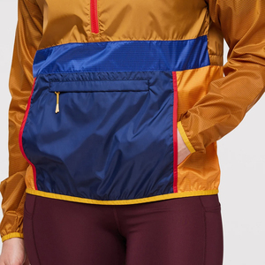 Veste de motard en polyester coupe-vent multicolore pour femme coupe-vent respirant entraîneurs Streetwear mode pour l'hiver grande taille - Product Image 5