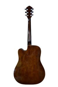 Guitarra eléctrica clásica recortada con cuerpo de tilo, cuello de Arce, diapasón de arce - Product Image 3