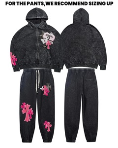 เสื้อสเวตเตอร์แบบสวมหัวทรงหลวมใส่ได้ทั้งชายและหญิงพิมพ์ลายเฉพาะบุคคลโลโก้ตามสั่ง - Product Image 2