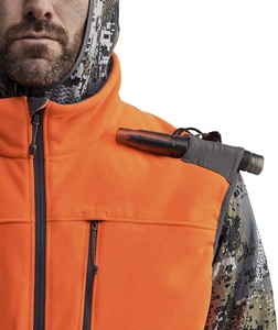 Ropa de caza para hombre de calidad superior, chaleco polar, chaqueta Softshell, logotipo bordado personalizado, chalecos cálidos de invierno para hombre - Product Image 4