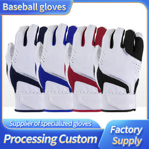 ถุงมือตีเบสบอลหนังคุณภาพระดับมืออาชีพน้ำหนักเบาดูดซับแรงกระแทกดีไซน์ปาล์มสำหรับ hitters นุ่มยืดหยุ่นพอดี - Product Image 5