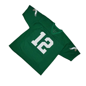 High Quality Custom <b>Men's</b> Boxy <b>Cropped</b> Oversized Mesh Sports Jersey Automated Cutting for Football Jersey - Product Image 3