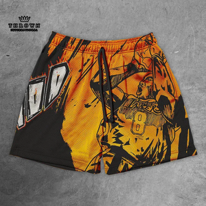 High Quality ODM Mash Double Layer Shorts Stylish Custom Sublimation Design with <b>Elastic</b> Waist Closure New Sale with Custom Logo - Product Image 4