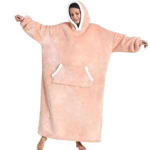 Manta con Capucha Tipo Sudadera, Manta Gigante de Sherpa, Manta de Punto Extra Grande, Oferta - Product Image 1