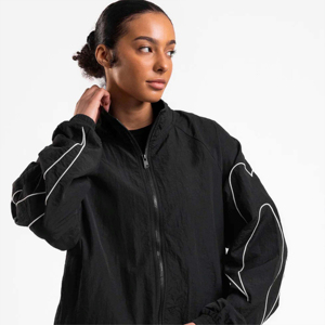 Veste d'entraînement sans couture pour femmes - Fermeture éclair intégrale, coupe ajustée, veste de course et de yoga, respirante et légère - Product Image 3