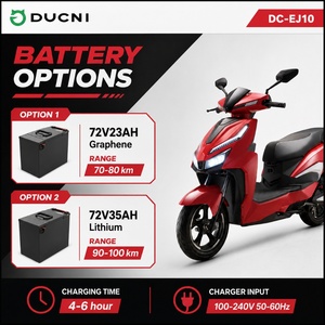 Vente en gros de motos électriques 72V 2000W 3000W, scooter électrique avec frein à disque - Product Image 3