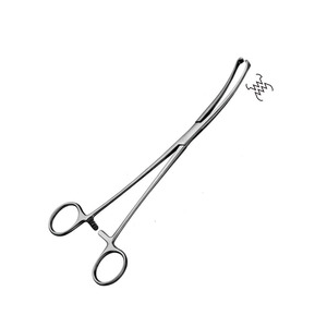 Pinzas de tenáculo uterino Billroth (Pratt) de alta calidad, 4x4 dientes, tamaño de la mandíbula, 21mm, instrumentos quirúrgicos, 27 Cm/10 3/4" - Product Image 3