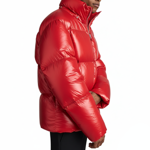 Premium <b>Men's</b> Hooded Casual <b>Winter</b> <b>Jacket</b> Weatherproof Quilted Design Puffer Secure Zip Front Luxury Insulated Quick Dry - Product Image 4
