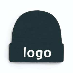 Bonnet d'hiver classique unisexe en laine mélangée, chaud, à séchage rapide, léger, extensible, tricoté, pour le voyage, fabricant de marque privée, personnalisé - Product Image 1