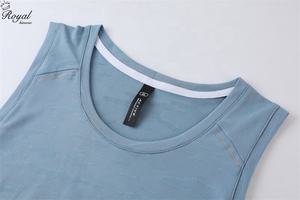 Hot Sale High Street 100% Cotton Breathable 220g Knitted <b>Longline</b> O Neck Casual Gym <b>Vest</b> Sleeveless Men Tank <b>Top</b> - Product Image 4