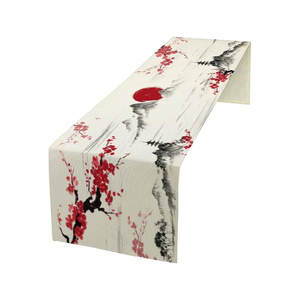 Chemin de table de mariage fantaisie brodé en tissu de coton pur imprimé personnalisé de dernière génération à vendre - Product Image 5