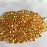 Citrine jaune de qualité supérieure, pierre précieuse naturelle en vrac, certifiée IGI, lustre exceptionnel, clarté élevée, taille parfaite 8000