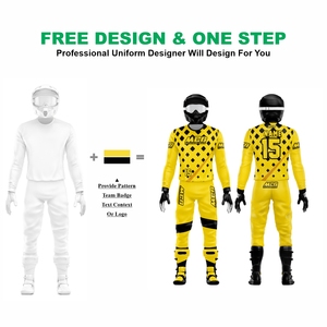 Nuevo diseño personalizado, impresión por sublimación en Color, tela Cordura elástica lujosa de alta calidad, tamaño personalizado, equipo de carreras de Motocross - Product Image 2