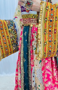 Nueva llegada tribal de moda afgana Kuchi vestido de señoras de manga larga ropa de fiesta madgul Maxi Afghani elegante guldoze vestidos - Product Image 3