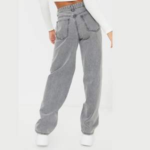 Pantalones acampanados de nueva tendencia, pantalones vaqueros rectos de gran tamaño de lujo vintage apilados, pantalones vaqueros grises de pierna ancha, monos holgados para mujer - Product Image 2