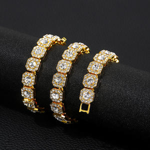 Collier de chaîne de tennis en argent sterling 925 de haute qualité pour hommes et femmes plaqué argent avec diamant Moissanite pour mariages - Product Image 6