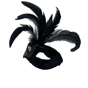 <span class=keywords><strong>Masque</strong></span> pour les yeux en plumes <span class=keywords><strong>de</strong></span> <span class=keywords><strong>femme</strong></span> élégante et simple HLC, noir, rouge, violet, pour <span class=keywords><strong>carnaval</strong></span>, mascarade, <span class=keywords><strong>Venise</strong></span>, plumes, masques <span class=keywords><strong>de</strong></span> Mardi Gras - Product Image 1