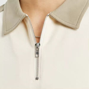 เสื้อโปโลมีซิปสำหรับผู้ชายเสื้อโปโลมีซิปสำหรับ2025ใหม่ฤดูร้อน - Product Image 3