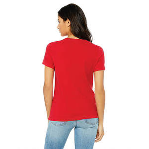 2025 buena calidad gran oferta poliéster mujer manga corta Camiseta secado rápido en blanco liso Tops venta al por mayor logotipo personalizado camiseta - Product Image 6