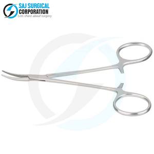 Fórceps curvos compactos para mosquitos Halsted, tamaño de 35 pulgadas para microcirugía y procedimientos complejos en espacios confinados - Product Image 1