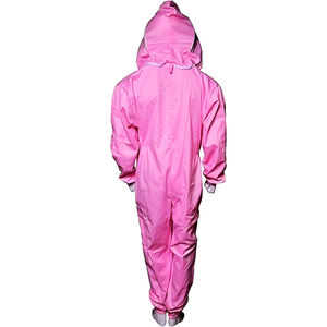 Traje de Apicultura de Algodón Transpirable Rosa con Protección Corporal Completa y Velo para la Cabeza, Ropa de Seguridad para Apicultores - Product Image 2