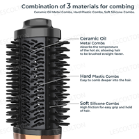 Sèche-cheveux 1600W Duet Blowdry 2 en 1 Bigoudis Brosses chaudes Redresser Duet Styler BLDC